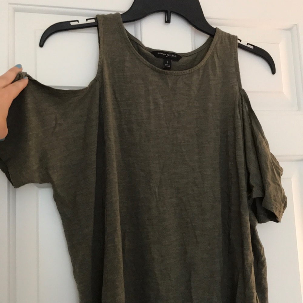 Banana Republic Cold Shoulder Top